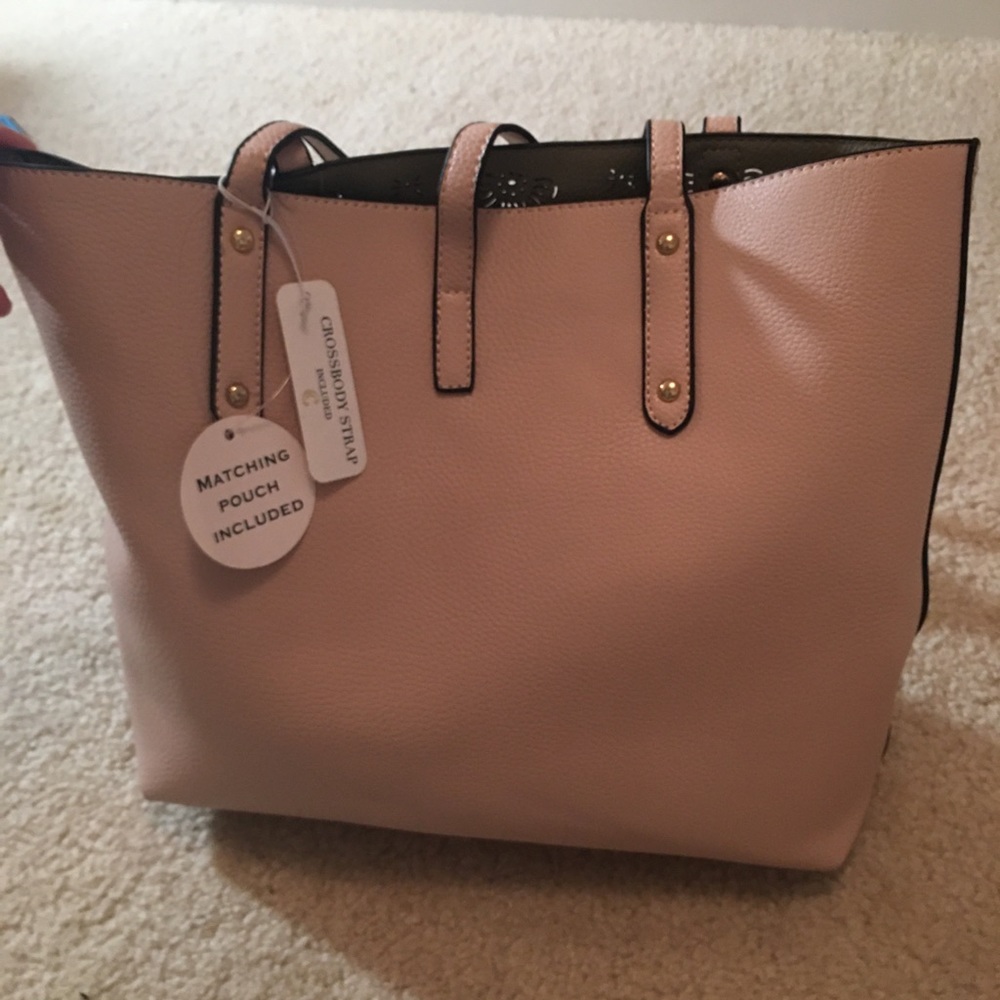Necklace and the tote. Charming Charlie